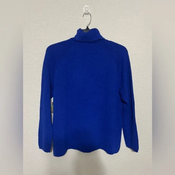 Title Nine Offsite Turtleneck Sweater Blue Pullover Size XL NWT - Picture 2 of 10